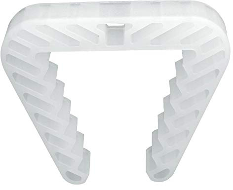 2 Stück Danto® Spar Pack Fensterklammer, Fensterstopper für Rahmenstärke 3,0 bis 5,0 cm, transparent