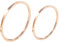 Happiness Boutique Damen Rosegold Ringe im Zarten Design | Minimalist Ring Set 2 Bandringe Edelstahlschmuck