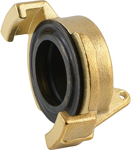 Fittingteile - Gartenschlauch-Schnellkupplungen GeKa 40 mm Klauenkupplung Verschlusskappe Messing (Ausführung: A4 - Verschlusskappe)