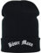 EXPRESS-STICKEREI Lustige Strickmütze - Warme Wintermütze mit Spruch Böser Mann - Beanie für Damen und Herren - Unisex Wollmütze - Haube mit Spruch