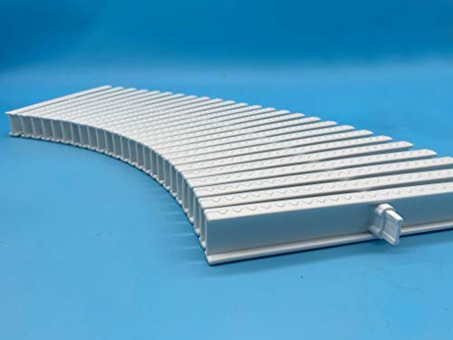 PI Rejilla Recta 245mm x 22mm Piscina | Rejilla Trasversal Adaptable a Curvas | Medidas Universales | Compatible con Rejillas Astral | PoolIberica (470 Unidades (Aprox: 10 Metros))