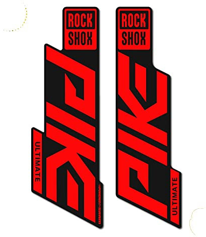 Autocollants compatible avec de fourche de vélo Rock Shox Pike Ultimate 2020