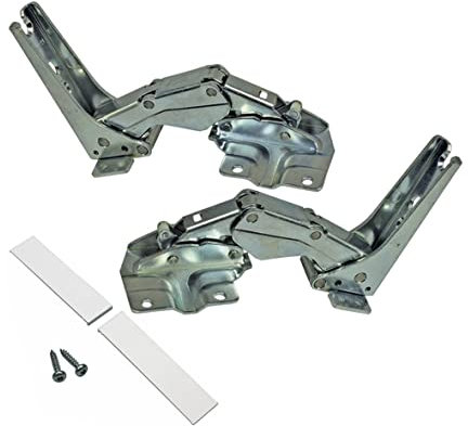 easyPART Kompatibel/Ersatz für Constructa 00481147 2x Scharnier Türscharnier Kühlschrank Kühlgerät Siemens 481147 wie Küppersbusch Miele auch Neff Balay Gaggenau
