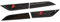 Audi 8W6071807 Plaketten-Set S-line Schriftzug Kotflügel Logo Aufkleber, schwarz/rot