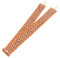 Woven Vintage Soft, Camera Strap Thickened Webbing Polyester Belt Neck Shoulder Outdoor Photography Equipment Orange White Black (Orange White Black)