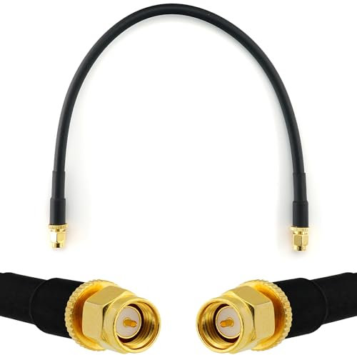 30cm SMA Maschio a SMA Maschio cavo coassiale — HF-240 (equivalente a LMR240) prolunga a bassissima perdita — per LTE Antenna esterna 4G 5G 6G Modem Amplificatore GSM Router WIFI Ripetitore cellulare