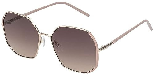 BEZLIT Damen Sonnenbrille Eckige Form Verlaufsglas 30499 Gold-Beige Braun