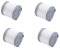 IMASHNA Filtro HEPA para Aspiradoras Ceco.Tec Rockstar 500 Ultimate/Xtrem, 700 900 1200 (4pcs)
