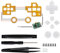 Kit de joysticks analogiques LED pour manette de PS5 6 couleurs