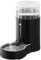 JUNSPOW Distributore d'acqua per animali domestici, distributore d'acqua in acciaio inox di grande capacità a gravità da 6 l, abbeveratoio automatico per gatti e cani 100% senza BPA, nero