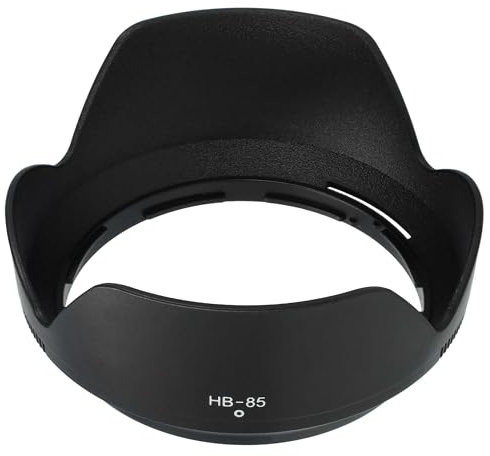 vhbw Gegenlichtblende kompatibel mit Nikon Nikkor Z 24-70mm f/4 S 78mm Objektiv Schwarz, Kunststoff, Rund, 4,7 cm