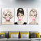 VVSUN Marilyn Monroe Bubble Gum Leinwandgemälde, berühmte Schauspielerin, Audrey Hepburn, Poster und Drucke, Malbild für Heimdekoration, 40 x 60 cm, ohne Rahmen