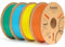 ELEGOO PLA+ Filament 1.75mm Orange Gelb Himmelblau Meeresgrün 4KG, PLA Plus 3D Drucker Filament, Härter und Stärker 3D Druckmaterialien, Maßgenauigkeit +/-0,02mm für FDM 3D-Drucker(4 Stück 1KG/Spool)