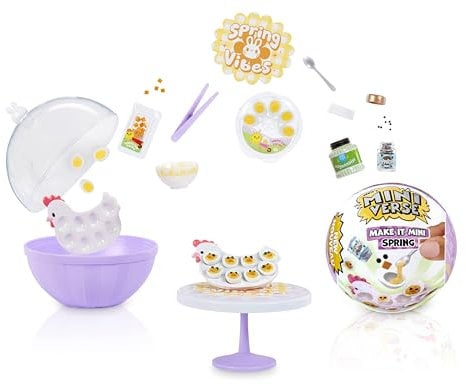 MGA's Miniverse Make It Mini Spring - Seasonal, DIY-Spielset, Basteln mit Harz, Lebensmittel-Nachbildungen, für Sammler & Kinder ab 8 Jahren, Nicht ESSBAR