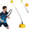 Grtheenumb Tennistrainer für Kinder, Tennis -Rebounder, Solo -Selbst -Tennis -Übungsgerät 27 Tennis -Trainingstrainingstraining Aid Practice Tennis Drills Richtige Körperhaltung für Kinder Anfänger