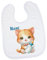 GRAZDesign Baby Lätzchen personalisiert mit Namen Katze Motiv als Geschenk für Jungen und Mädchen