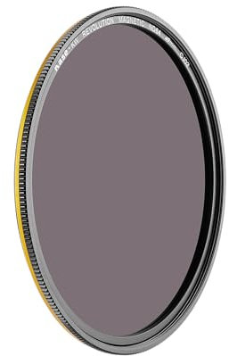 Kase Wolverine Revolution ND64 Magnetischer Filter aus gehärtetem optischem Glas, 49 mm, 6-Stop, mit gelbem Ring und Adapter