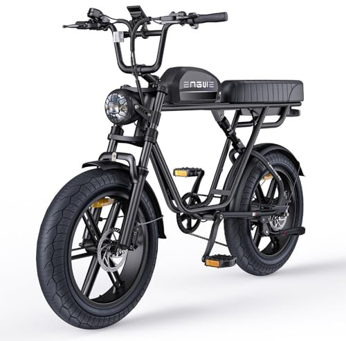 ENGWE E Bike Herren Elektrofahrräder-Ebike mit einem Akku/ 2 Akkus, E-Bike 20 * 4.0 Zoll Fette Reifen, Ebike Herren bis zu 75km/150km/90km/170km, Elektrofahrrad 7-Gang, M20/M1