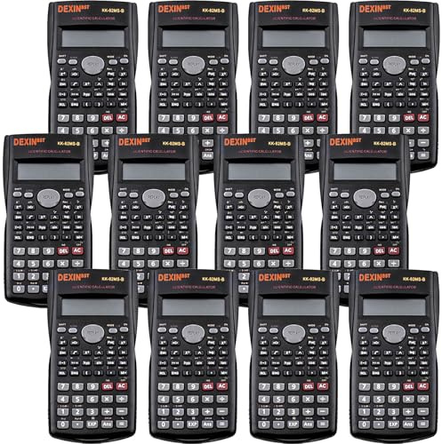 Tdfronien 12 Packs Scientific Calculator Bulk, 2-Line Engineering Scientific Calculators Statistical Calculators College Calculator Function Calculator for Student Teacher High School Business Offices