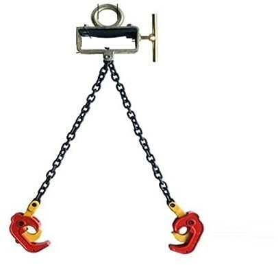 Kettenschlinge, Kettenschlinge, 1 Tonnen Gesenkschmiedeeisen, Ölfass-Heber-Klemme, Kunststoff-Eimer, Fass, Öltank, Kann Kettenschlinge for Gabelstapler, Hubwagen für Ladungssicherung, Abschleppen und