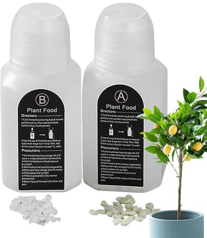 Concime Per Piante Biologico, Concime Per Piante Per Coltivazione, Nutrienti Per Piante Idroponiche, Concime Per Piante Da Interno Solubile In Acqua A E B Per Verdure, Frutta E Fiori,