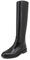QUEEN HELENA Stivali Alti in Pelle Classici Casual con Zip Laterale Donna L-447 (Nero, Sistema Taglie Calzature EU, Adulto, Donna, Numero, Media, 40)