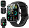 Smart Watch, 2025 HD 1.91 Smartwatch for Men Women (Answer/Make Calls), Heart Rate/Sleep/SpO2 Monitor, 115+ Sports Step Counter, IP68 Waterproof Fitness Watch Activity Trackers for Android iOS Phone