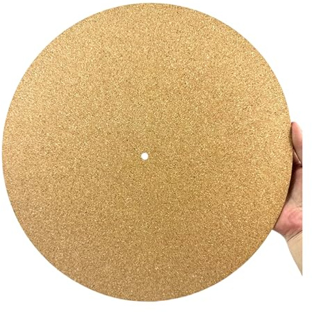 Lerpwige 297 Mm 12 Zoll Plattenkissen Soft Cork Matte Turntable Slip Pad Durchmesser Phonograph Sound Controller Zubehör Nonslip Turntable Dämpfe