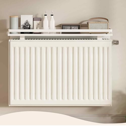 Support Tablette de Radiateur Construction à Quatre Couches, Tablette Radiateur Capacité de Charge de 30 à 40 Kg, Optimisation de L'espace, Bords Surélevés(40cm/16in)