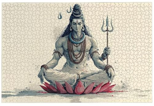 Jigsaw Puzzles for Adults 5000 Piece, 5000 Piece Zen Jigsaw Puzzles for Adults, Challenging India Jigsaws for the Whole Family, Wooden Puzzle for Home Decor, Gifts for Women, Gifts for Men, -8878
