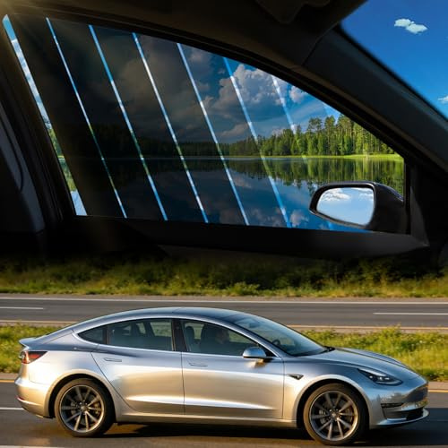 Car Window Tint Film, Universal Window Tint Film for Car & Home Glass, Limo Black Privacy + UV Block Includes Lamination Tool