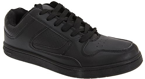 Dek EUSTON Mens Lace Up Trainers White/Navy Blue