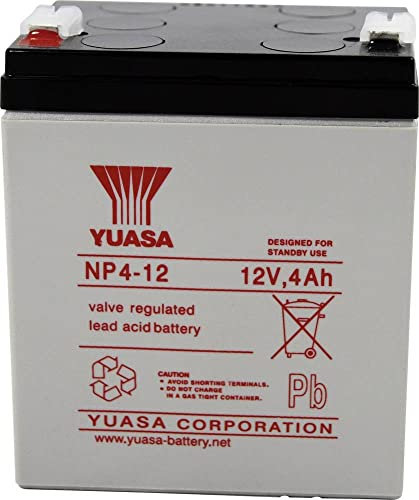 Yuasa NP4-12 Chargeur Blanc