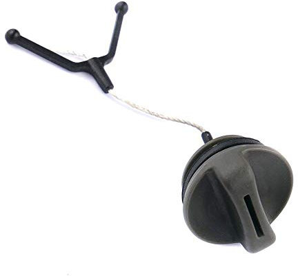 BMS Oil Filler Cap Compatible with Husqvarna 340, 340E, 345, 345E, 346XP, 346XPG, 350, 351, 353 Chainsaw Upto 2004. Natural Plastic Twist-On Cap