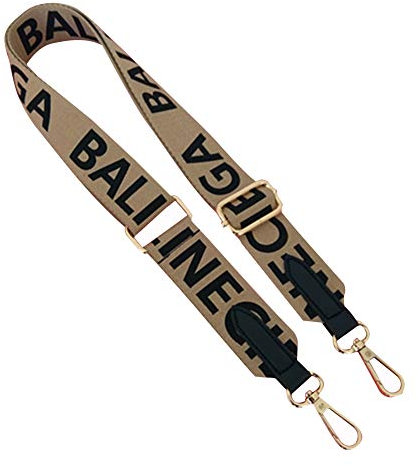TININNA Verstellbarer Schultergurt, Schultergurt, Taschengürtel für alle Taschen, Umhängetaschen und Handtaschen, Zubehör zum Basteln, Farbe Gold 43