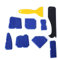 9-teiliges Silikon-Dichtungswerkzeug-Set, Dichtmittel, Finishing-Werkzeug, Fugenschaber, Fugenentferner und Dichtungsdüse.