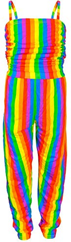 A2Z 4 Kids Girls Rainbow Clothing- Rainbow Jumpsuit 11-12