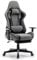 IntimaTe WM Heart Gaming Stuhl, Ergonomischer Gamer Stuhl aus Stoff, Zocker Stuhl mit Fußstütze, Racing Bürostuhl mit verstellbare Armlehnen,Computerstuhl mit Lendenkissen,Drehstuhl Wippfunktion Grau