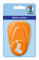 Ursus 19480030 - Motivlocher mit Hebel mittel, Socke, orange, ausgestanztes Motiv ca. 25,4 mm, aus Kunststoff mit Metallstanze, geeignet für Grammaturen von 160 220 g /qm