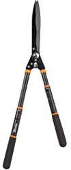 BRADAS - V-SERIES KT-V1120, Tagliasiepi Manuale con lama rivestita, Cesoie con lame lunghe 25 cm, lunghezza del manico regolabile 60-76 cm, Forbicioni professionali per potatura e modellatura a mano.