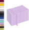 Lavea Série Elena, Lot de 10 Gants de Toilette 15x21 cm, 100% Coton, Ultra Doux & Absorbant, Lavable, Résistant & Idéal pour Peau Sensible - Violet