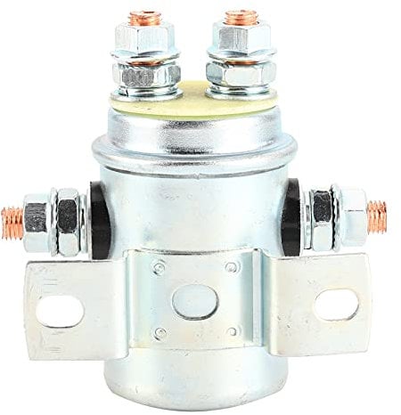EVGATSAUTO 12V 200A Winch Contactor Solenoid, Universal Solenoid Relay for ATV Winch Club Car 12V Marine