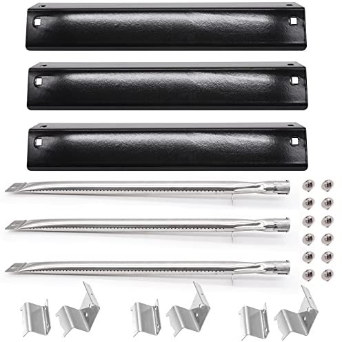 Hiorucet Grill Ersatzteile für Chargriller 5050 3001 5650 3072 5072 3030 3008 5252 3000 4000 4208 Grill Modelle Grill Heizplatte Schilder Brennerrohre Aufhänger Halterungen Ersatzteile