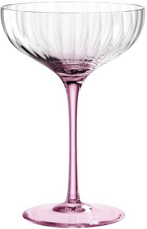 LEONARDO HOME 22380 POESIA Bol à champagne 260 ml rosé, 1er, 022380, verre, 260 ml