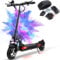 JOYOR Monopattino Elettrico Adulti, Resistenza 60-80KM,48V 18Ah, Carico 120kg, Doppio Ammortizzatore e Freni a Disco Anteriori e Posteriori, (Avviamento a Chiave) Grande Regalo