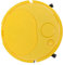 Mini Aspiradora Robot Inteligente, Aspiradora Robótica de Carga USB Automática Delgada, Robot de Barrido para Alfombras de Pelo de Mascotas Piso Duro, 300 MAh, Trabajo Continuo 20 Min (Amarillo)