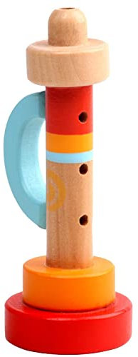 Aibyks Trompetenspielzeug,Buntes Musikinstrument | Blockflöteninstrument aus, kleine Piccolo-Flöte, Pfeifen-Musikinstrument für die Früherziehung für 3-15-jährige Kinder und Kleinkinder