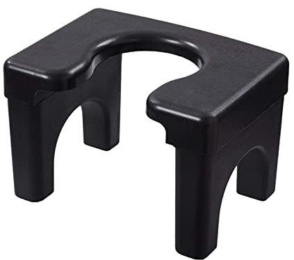 Leeadwaey Toilettenstuhl, rutschfest, dick, breit, für Toilette