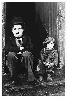 Filmposter Charlie Chaplin The Kid auf Leinwand, Schlafzimmer, Dekoration, Sport, Landschaft, Büro, Raumdekoration, Geschenk, ungerahmt, 30 x 45 cm