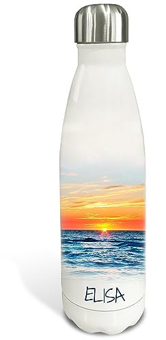 LolaPix Botella de agua. Garrafa agua. Botella personalizada con foto. Botella acero inoxidable. Botella termica de doble capa. Libre de BPA, filatos y metales pesados. Capacidad 750ml